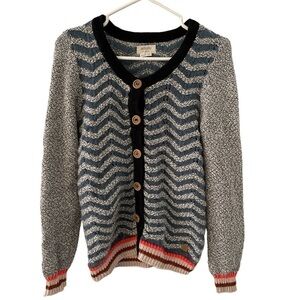 NUMPH Anthropologie Wool Blend Knit Casiopia Cardigan Sweater Small